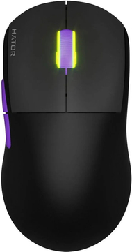 Maus gaming Hator HTM570BL Quasar 2 Ultra 4K, wireless, 26000 DPI, i zi