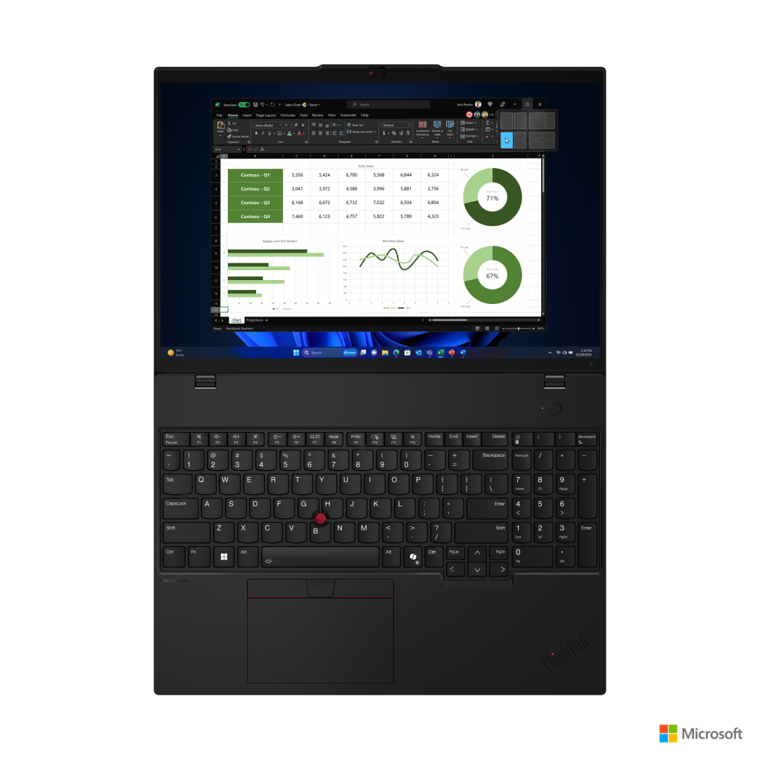 Notebook Lenovo ThinkPad L16 Gen 1, 16" WUXGA, Intel Core Ultra 7 155U, RAM 32GB, SSD 1TB, i zi