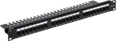 Patch panel Delta PP-24/RJ/C, 24 porta RJ-45, Cat 5e, 1U, i zi