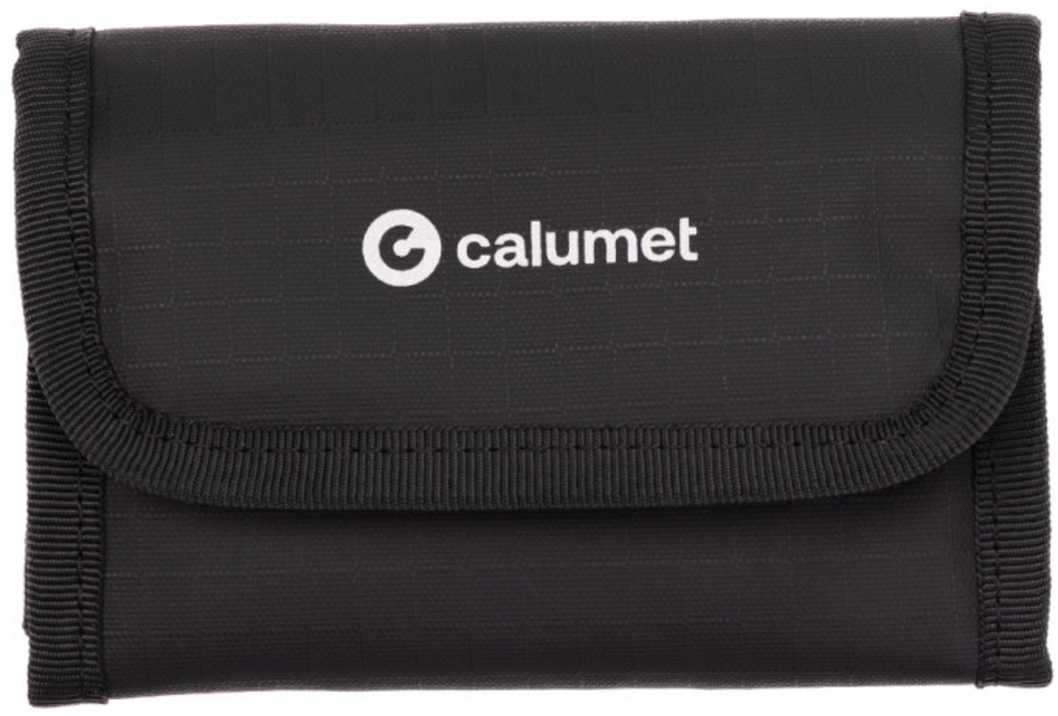 Portofol për karta memorie Calumet PRIME Wallet, najlon rezistent, me karabiner, i zi