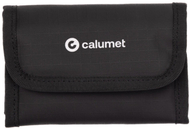 Portofol për karta memorie Calumet PRIME Wallet, najlon rezistent, me karabiner, i zi
