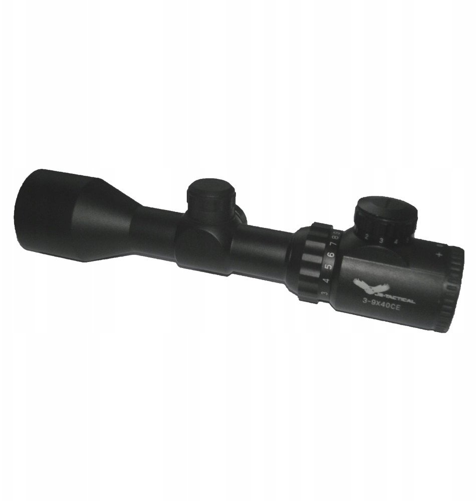 Shenjëstor optik JS-Tactical 3-9x40 Mil-Dot, rail 22 mm, i zi