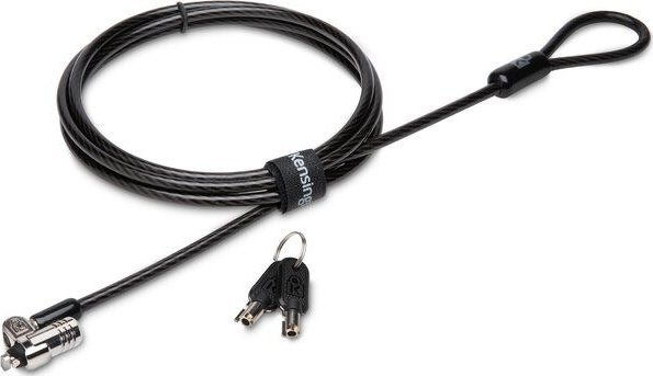 Bravë sigurie për laptop Kensington Slim N17 2.0, me çelës, për porta wedge