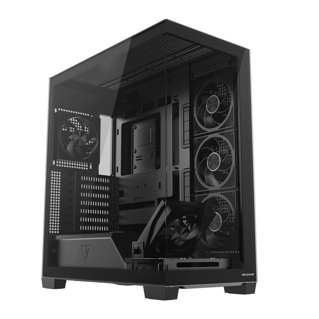 Kase PC Modecom Volcano Stellar Plus 5F ARGB, ATX, xham i temperuar, e zezë
