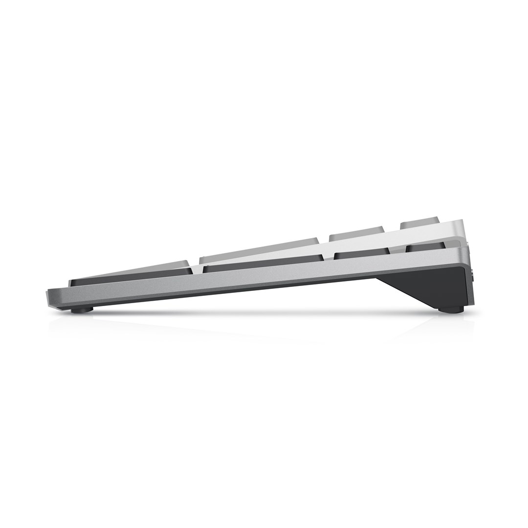 Tastierë Dell KB700, wireless, 2.4 GHz, Bluetooth 5.0, e hirtë titani