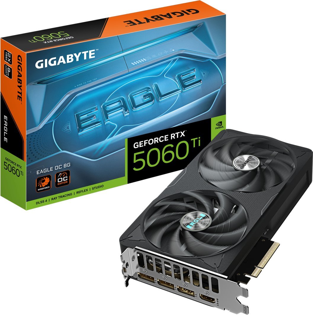 Kartë grafike Gigabyte GeForce RTX 5060 Ti Eagle OC 8GB GDDR7