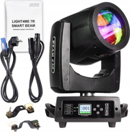 Reflektor lëvizës Light4Me 7R Smart Beam, 230W, DMX512 RDM, i zi