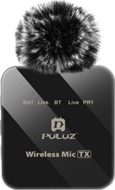 Mikrofon wireless lavalier Puluz PU647B, Lightning, 10m, i zi