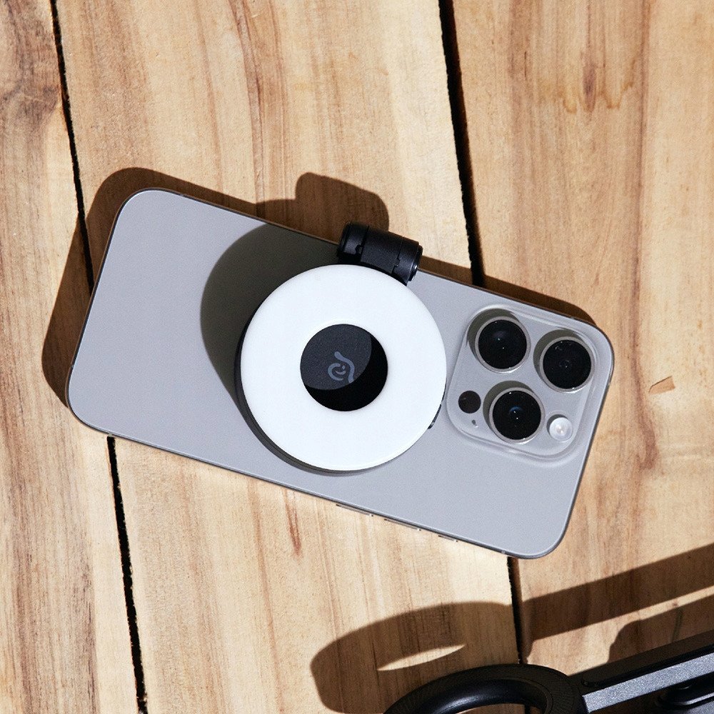 Dritë selfie magnetike LED SELFIE LIGHT, 3 nivele ndriçimi, rrotullim 180°, e bardhë