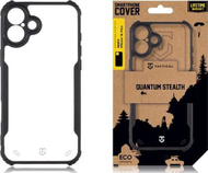 Заштитна маска за телефон Tactical Quantum Stealth за iPhone 16 Plus, проѕирна, црна