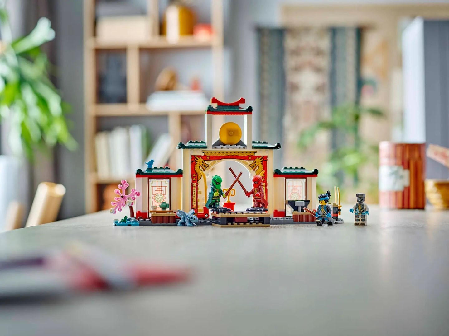 Set lego NINJAGO Ninja Spinjitzu Temple LEGO 71831, tempull ndërtimi, për fëmijë