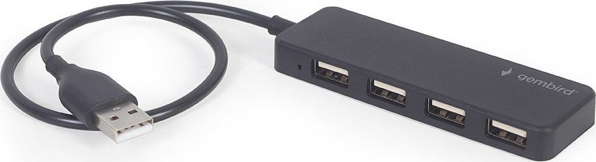 Përshtatës Gembird 4-Port USB Hub, i zi