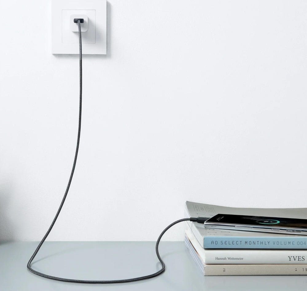 Kabllo USB Anker 322, USB A në USB C, 0.9 m, e zezë