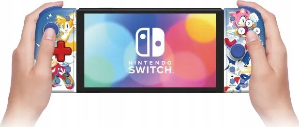 Kontroller Nintendo Split Compact, wireless, i kaltër