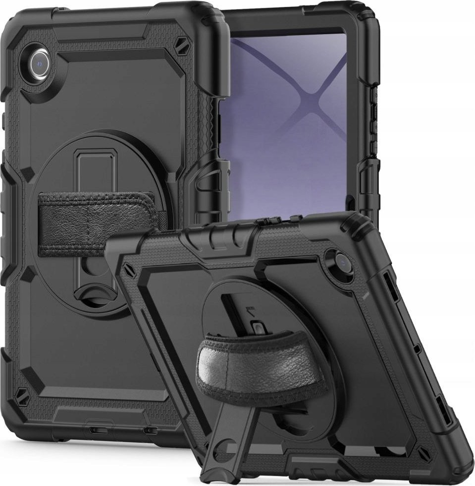Куќиште за таблет Tech-protect Solid360 за Galaxy Tab A9+ 11", заштита 360°, црно