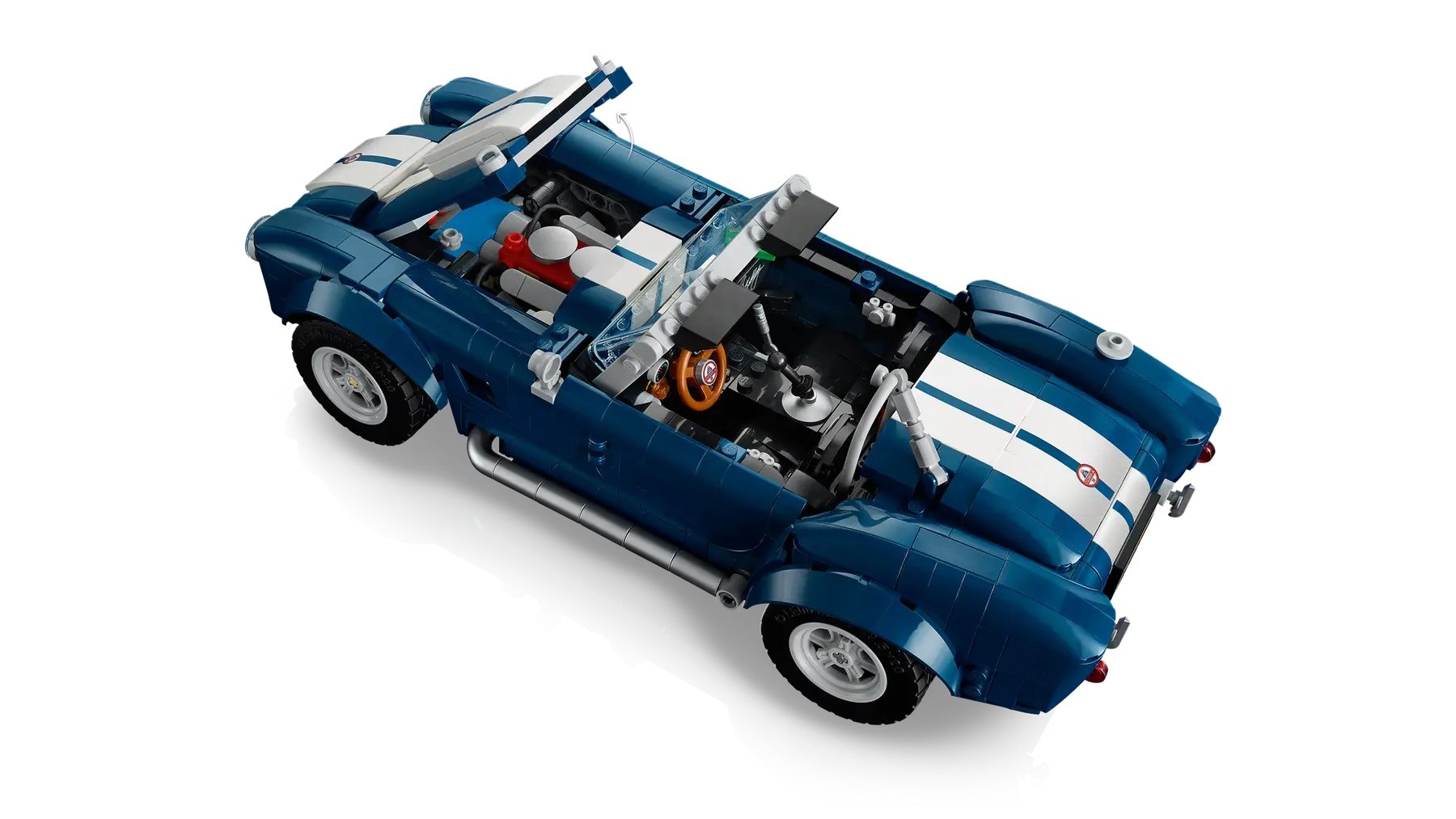 Set ndërtimi LEGO ICONS 10357 Shelby Cobra 427 S/C, 1241 pjesë, për të rritur