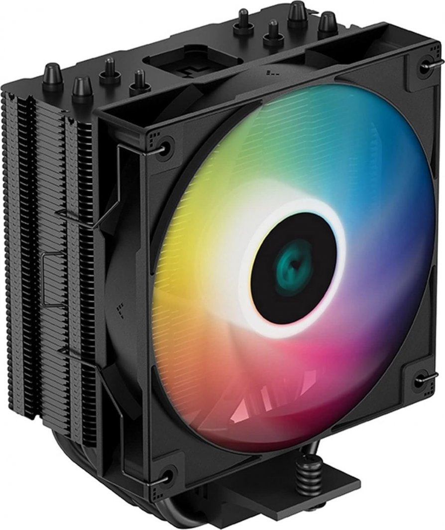 Ftohës CPU Deepcool AG400 BK ARGB, 120mm, 220W TDP, i zi