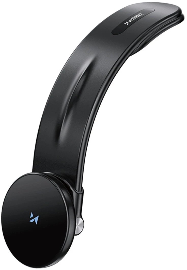 Mbajtës magnetik për veturë Wozinsky WCZ2Y2S, karikues pa tela MagSafe 15W, me adaptor për makinë, i zi