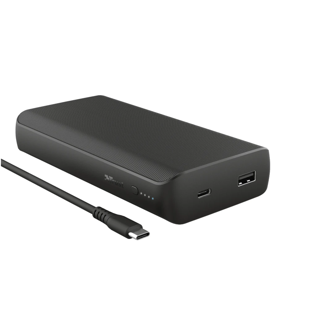 Power bank Trust Laro 65W, 20000mAh, USB C PD, i zi