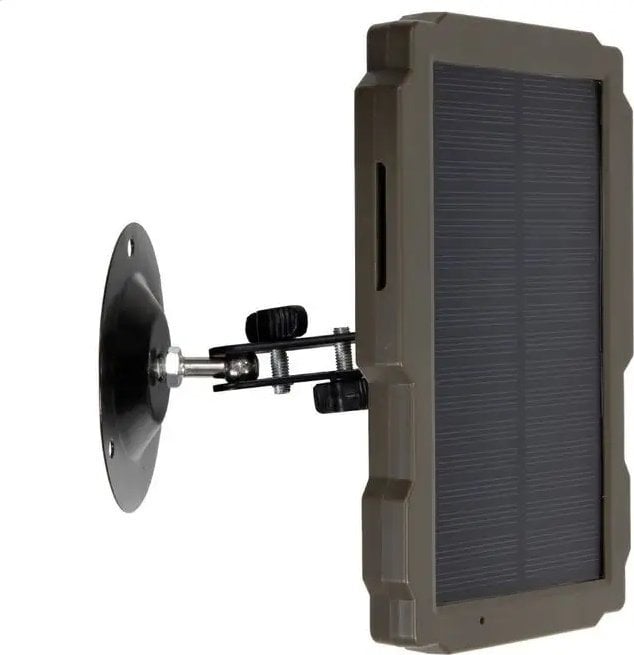 Panel diellor Evolveo StrongVision SP1, për kamera gjahu, IP65, i zi