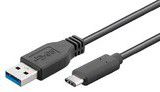 Kabllo USB MicroConnect USB A në USB C USB3.1CA05, 0.5 m, USB 3.1, i zi