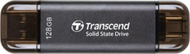 Надворешен SSD Transcend ESD310C, 128GB, USB Type A USB Type C, златен