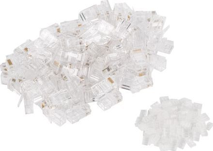 Set prizash për kabllo rrjeti Lanberg RJ45 (8P8C) CAT.6 UTP (100 PCS), 100 copë