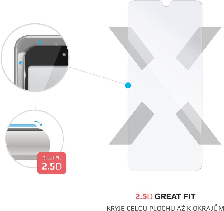 Xham mbrojtës FIXED për Samsung Galaxy A33 5G, transparent