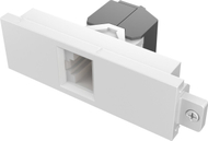 Modul RJ45 Vision AV Techconnect3, Ethernet Cat6A, për panel Techconnect3, i bardhë
