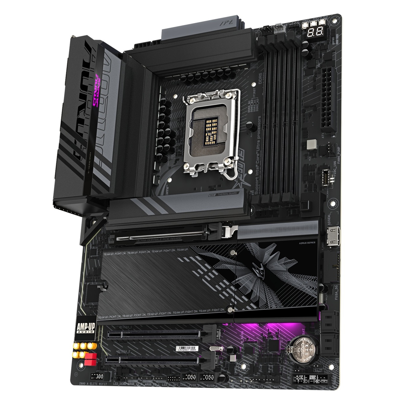 Pllakë amë Gigabyte Z890 AORUS ELITE WiFi7, ATX, LGA 1851, DDR5 9200 MT/s, PCIe 5.0, e zezë
