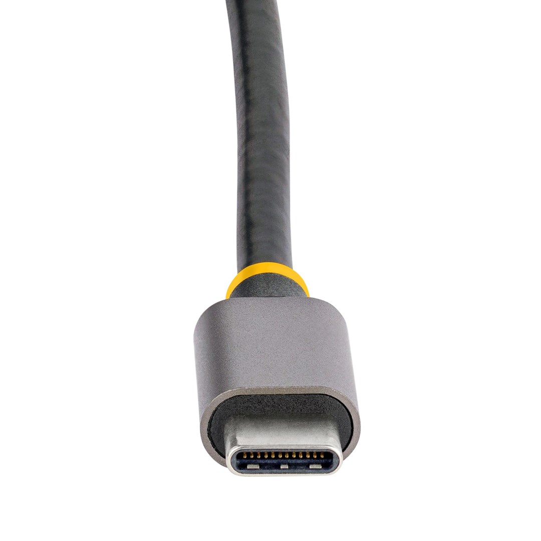Përshtatës multiport StarTech USB-C, 4K 60Hz, 100W PD, i hirtë