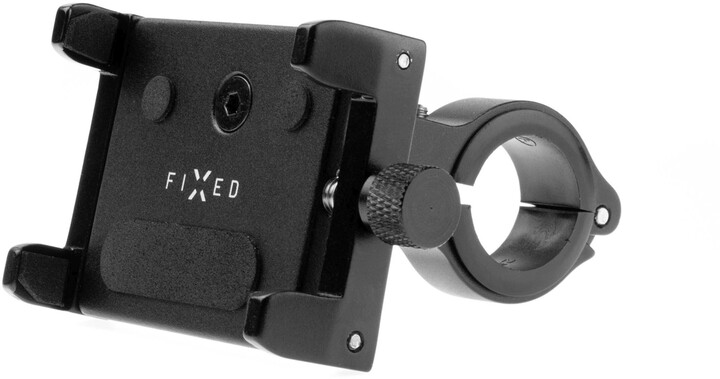 Mbajtëse celulari për biçikletë FIXED Bikee ALU, e zezë