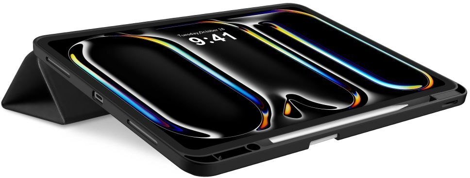 Mbulesë tablet Tech-Protect SC Pen për iPad Pro 13" M4 M5 2024 2025, me mbajtëse stylus, e zezë
