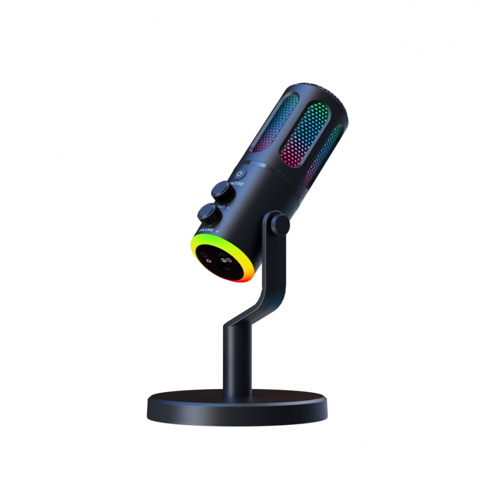 Mikrofon desktop Serioux SRXM-MIC-SU8, me kabllo, i zi