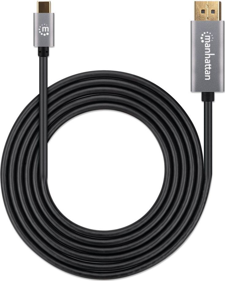 Kabllo Manhattan USB C në DisplayPort 354844, 8K 60Hz, 2m, e zezë
