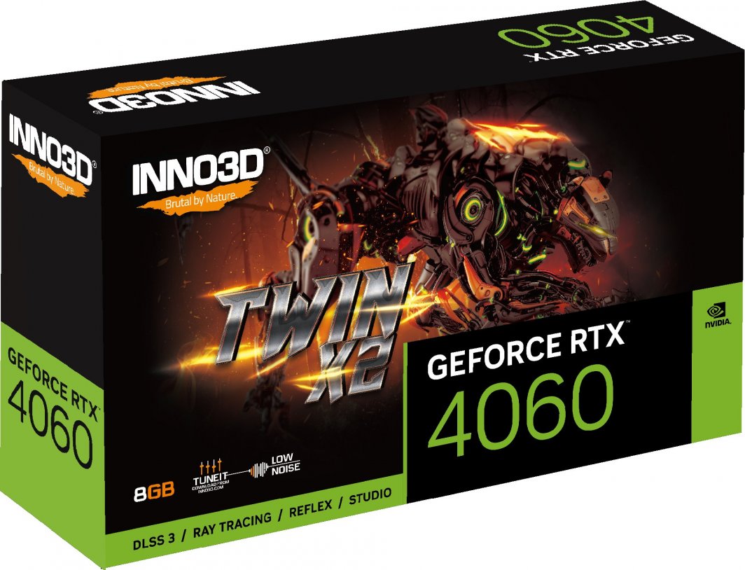 Kartelë grafike Inno3D GeForce RTX 4060 Twin X2 8GB GDDR6