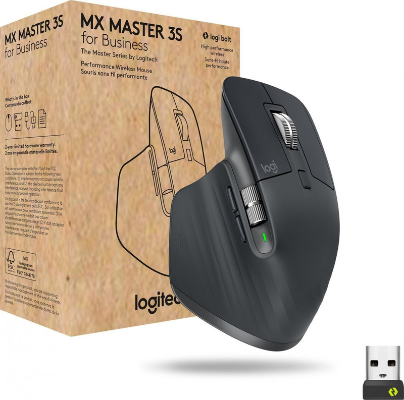 Maus Logitech MX, wireless, Bluetooth, USB, i hirt