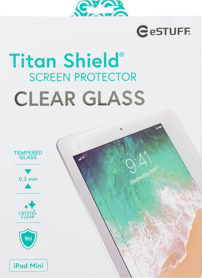Mbrojtës ekrani eStuff TitanShield, për iPad Mini 6, xham i temperuar, transparent