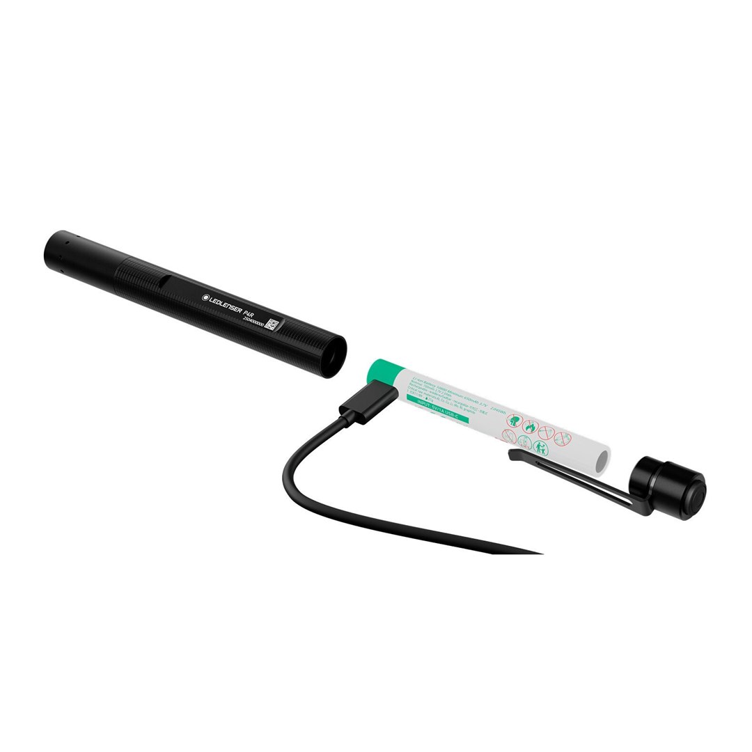 Elektrik dore Ledlenser P4R, LED, 300 lm, i zi