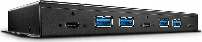 Hub USB Lindy 7 Port, USB 3.2 Gen 2, metalik
