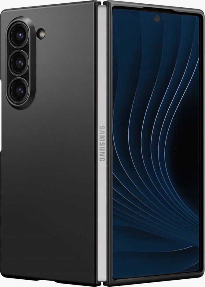 Футрола за телефон Spigen Air Skin, за Samsung Galaxy Z Fold6, поликарбонат, црна
