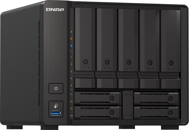 NAS server QNAP TS-h973AX-32G, Ryzen quad core, 10GbE, i zi