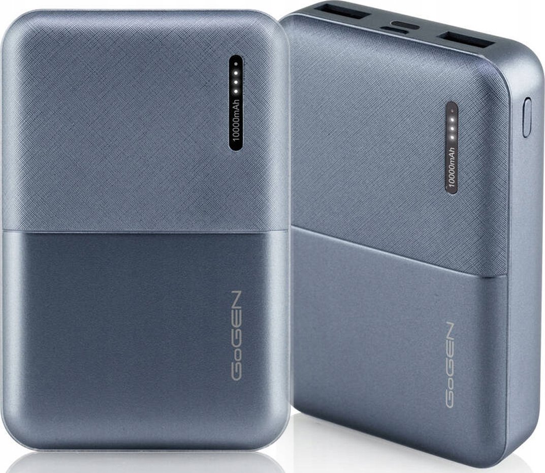Powerbank Gogen PB100007, 10000mAh, portabël, blu