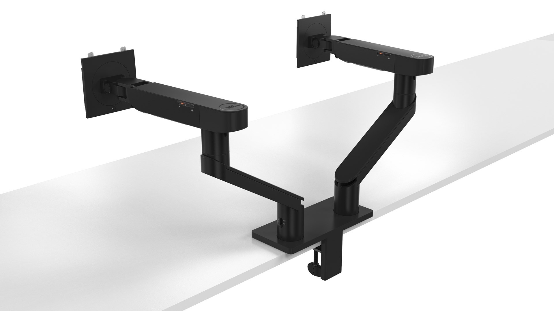 Standi për dy monitorë Dell 482-BBDL, 19"–38", VESA 100x100, deri 10 kg, i zi
