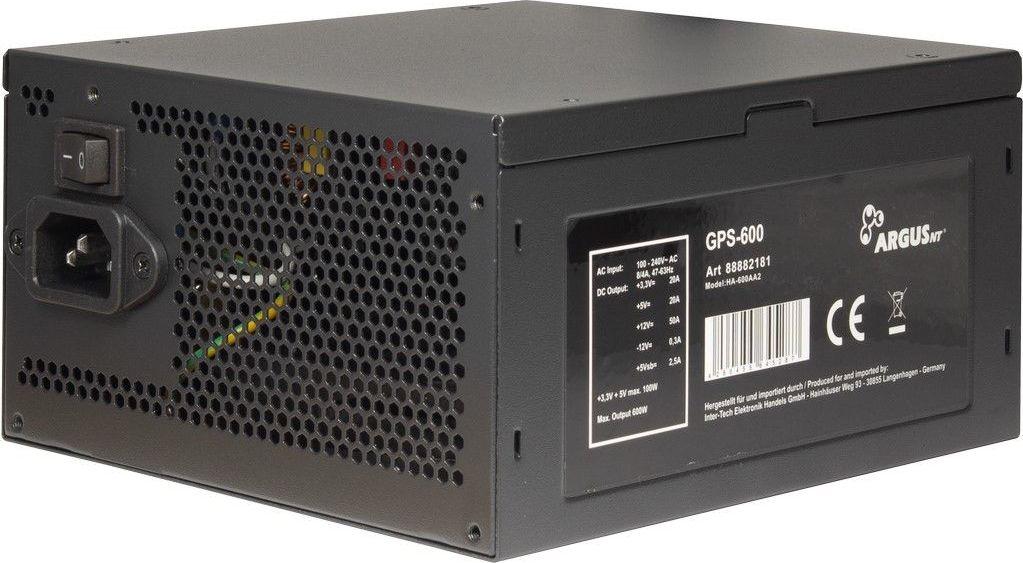 Burim energjie Inter-Tech Argus GPS 88882181 ATX, 600W 2