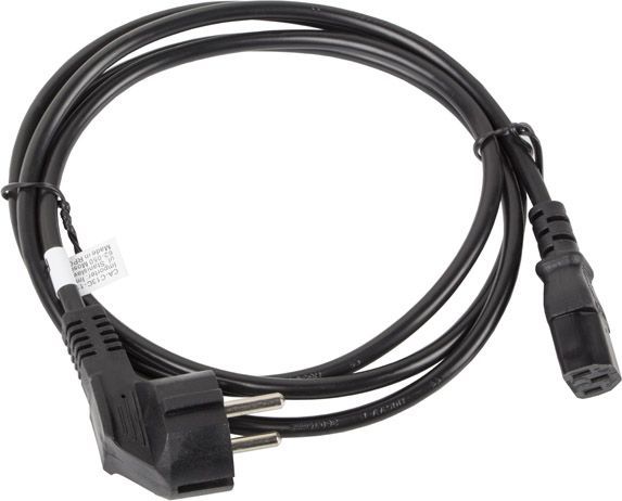 Kabllo e energjisë Lanberg CEE 7/7 - IEC 320 C13, 1.8m, e zezë (CA-C13C-11CC-0018-BK)