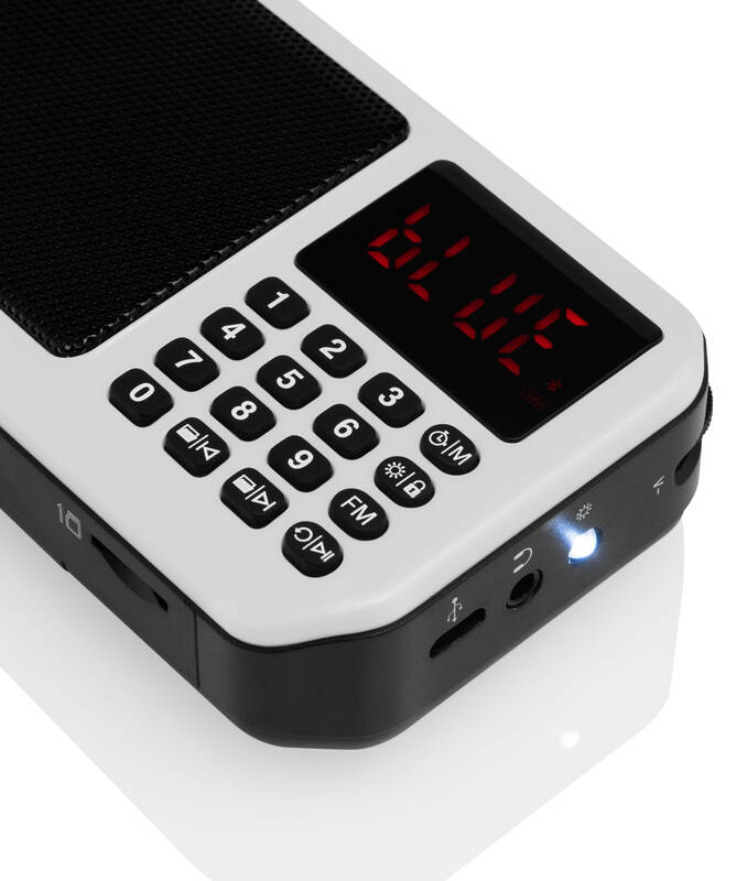 Radio Portative me Bluetooth, Micro SD, Lcd dhe FM Digjital GOGEN GOGFMP125BTW