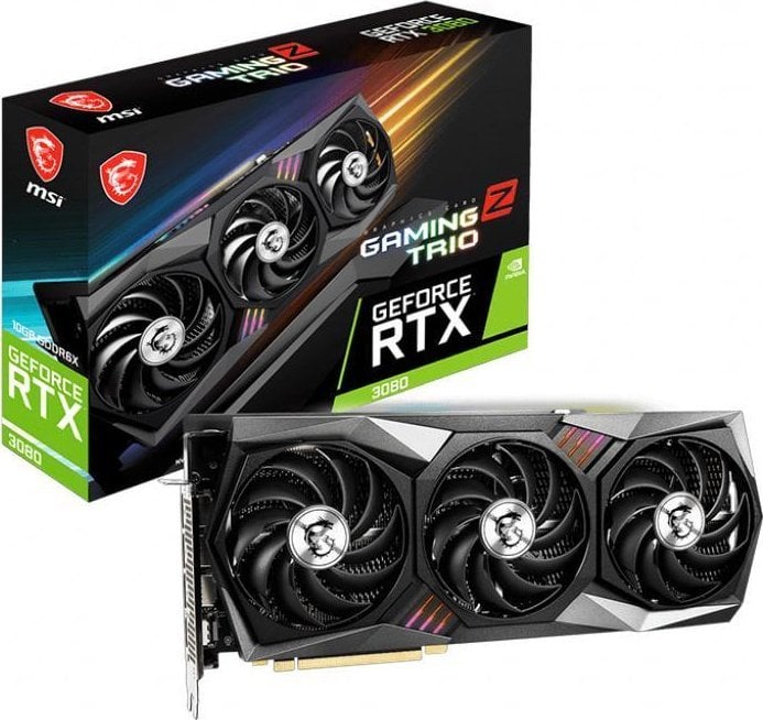 Kartelë grafike MSI GeForce RTX 3080 Gaming Z Trio 10GB GDDR6 + MPG Z590 GAMING FORCE