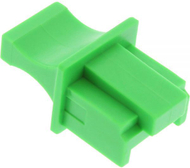 Kapak mbrojtës për prizë RJ45 InLine 59942F, set 100 copë, jeshile