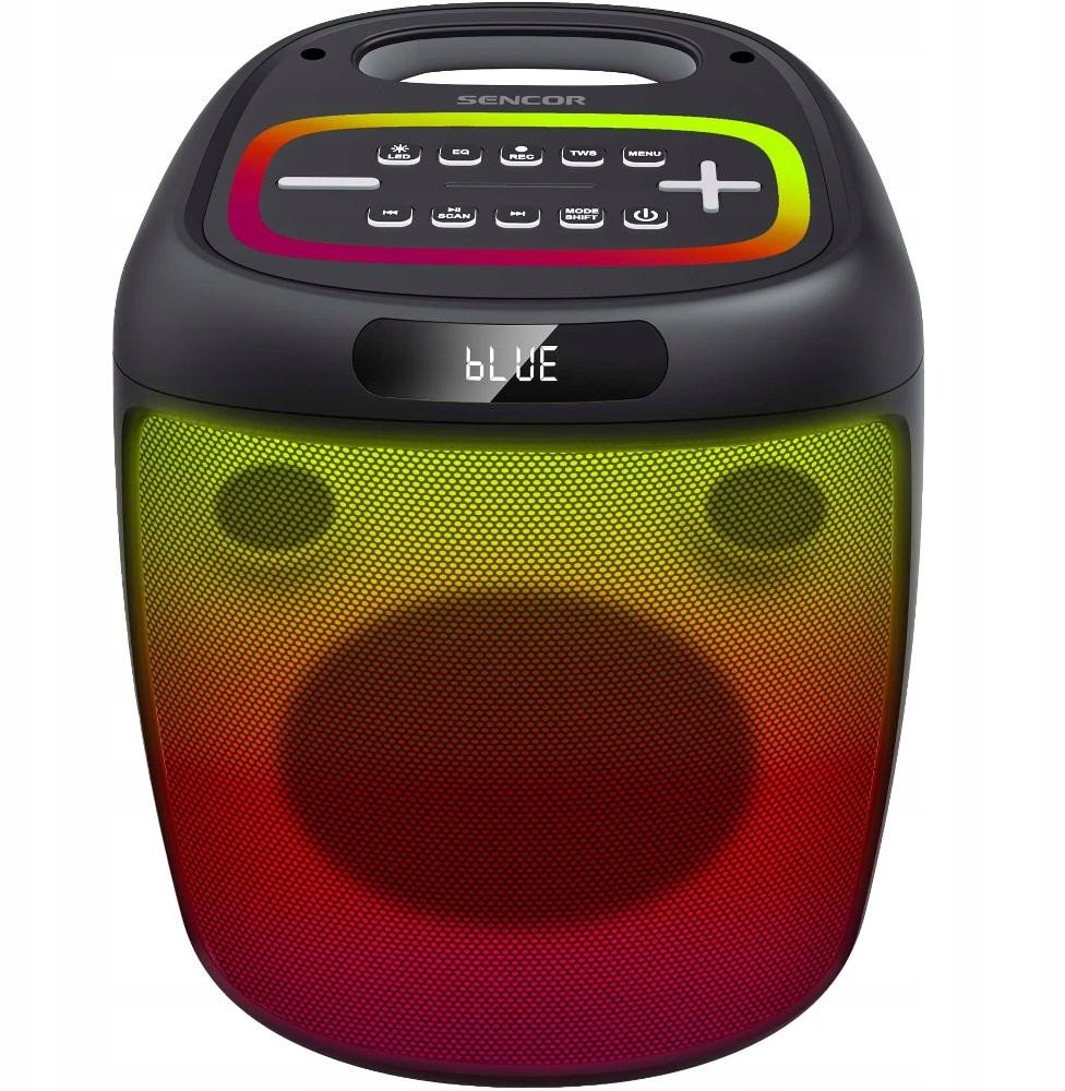 Парти звучник Sencor Partycon Base, Bluetooth, со безжичен микрофон, црн